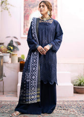 Mehru By Mahnur Embroidered Lawn Unstitched 3 Piece Suit - MHN24ML 3B